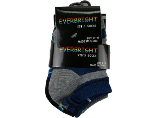 GH648 | Bulk Buys Everbright Kids' Fun Ankle Socks