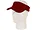 GL830 | Bulk Buys Boys Adjustable Mesh Visor - Scarlet Red