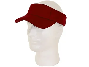 GL830 | Bulk Buys Boys Adjustable Mesh Visor - Scarlet Red