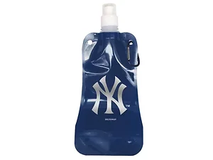 Bulk Buys New York Yankees Collapsible Water Bottle - 16 oz