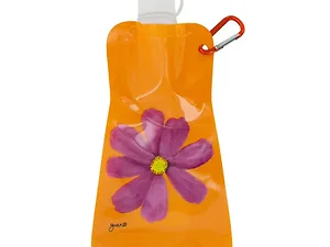 Bulk Buys Compact Orange Cosmos Eco-Friendly Water Bottle