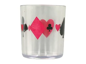 GM203 | Bulk Buys Las Vegas Poker Design Reusable Plastic