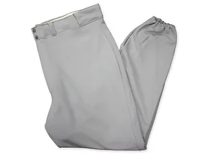 GM437 | Bulk Buys Men's Gray Baseball Pants - Size Large