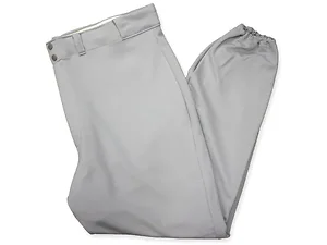 GM445 | Bulk Buys Gray Baseball Pants - Adult Small