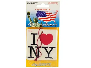 GM482 | Bulk Buys I Love New York Citrus Air Freshener