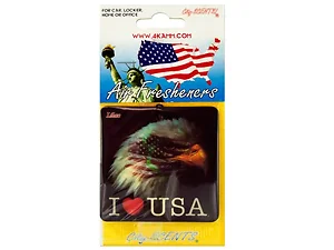 GM484 | Bulk Buys 3-Pack USA Scented Air Fresheners with