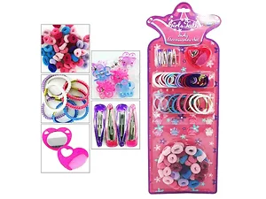 Bulk Buys Ultimate Girly Hair Accessories Set – 80 Pieces