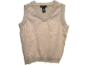 Bulk Buys Stylish Brown Striped Vest - Assorted Sizes