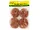 Bulk Buys 4-Piece Copper Finish Scouring Pads Set for