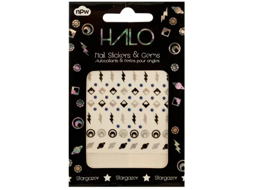 GW078 | Bulk Buys Stargazer Nail Art Stickers and Gemstone