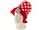 GT052 | Bulk Buys Shiny Red Polka Dot Party Hat with
