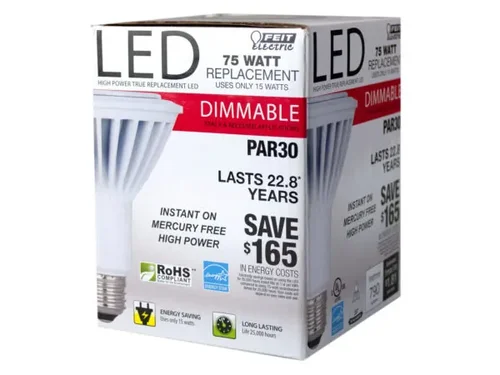 GS361 | Bulk Buys Feit LED Dimmable 15-Watt Par 30 Flood