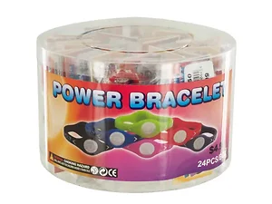 GW420 | Bulk Buys Assorted Power Bracelets - Fun Kids
