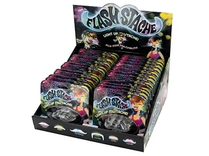 GW553 | Bulk Buys Colorful Flash Stache Light Up Mustaches