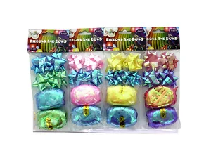 GW637 | Bulk Buys Shimmering Pastel Gift Ribbons and Bows