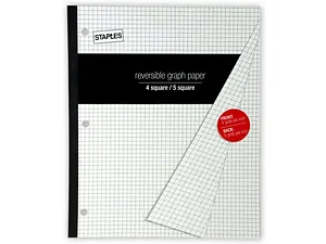 HA460 | Bulk Buys STAPLES Dual-Sided Graph Paper Notebook