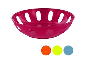 HB897 | Bulk Buys Colorful Round Plastic Storage Basket