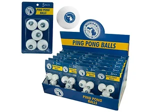 HB927 | Bulk Buys Michigan Stamped Ping Pong Balls