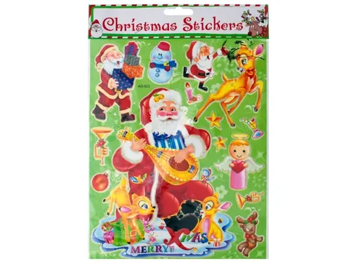 HC301 | Bulk Buys Festive Santa Christmas Stickers Pack