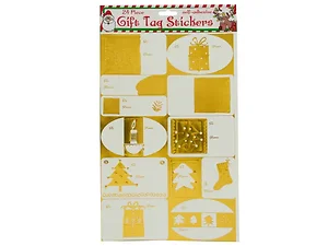 HC306 | Bulk Buys Elegant Metallic Christmas Gift Tag