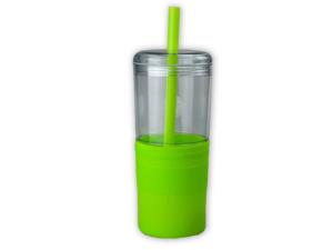 Bulk HC399 21 Oz Keep Cool Lime Green Tumbler With Straw