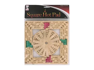 HF013 | Bulk Buys Stylish Square Hot Pad for Kitchen Use