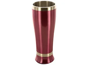 HG175 | Bulk Buys Stylish Pink Aluminum Pilsner Cup for
