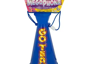 HG292 | Bulk Buys Colorful Kids Mini Megaphone with Neck
