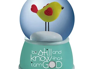 HG504 | Bulk Buys 'Be Still and Know' Serene Water Globe