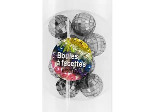 HG670 | Bulk Buys 8-Piece Silver Mini Mirror Ball