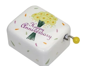 HG732 | Bulk Buys Delightful Anniversary Hand Crank Music