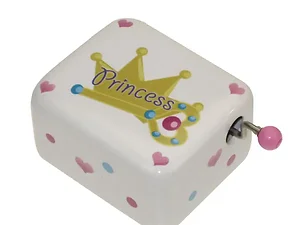 HG739 | Bulk Buys Charming Princess Hand Crank Musical Box
