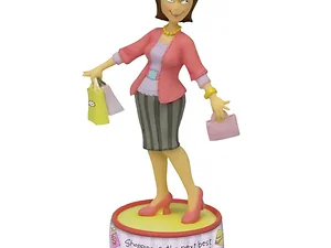 HG776 | Bulk Buys Humorous 'Shopping' Figurine for Home