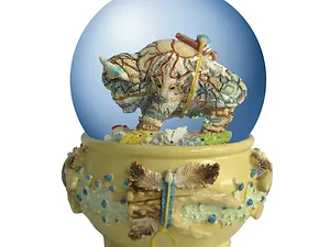HG790 | Bulk Buys Buffalo Spirit Water Globe with Native
