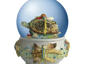 HG793 | Bulk Buys Native American Turtle Water Globe with