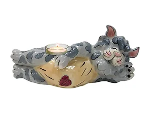 HG800 | Bulk Buys Cute Cat Ceramic Tealight Holder - Romeo