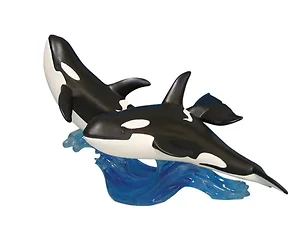 HG855 | Bulk Buys Elegant Whales Resin Figurine on