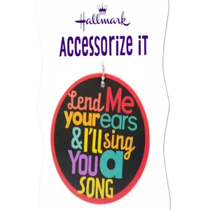 HG898 | Bulk Buys 'Lend Me Your Ear' Musical Gift Tag