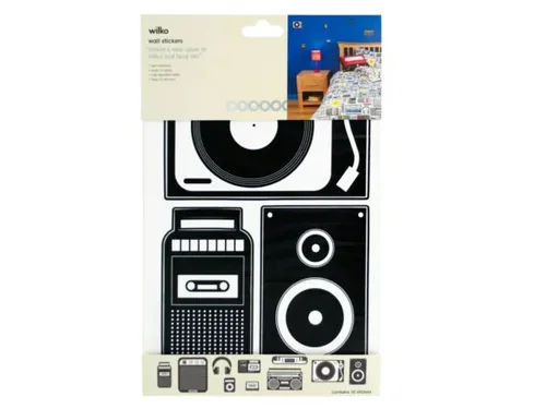 HG946 | Bulk Buys Cool Beatbox Wall Stickers for Creative