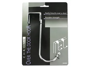 HH202 | Bulk Buys Durable Chrome Over-the-Door Organizer