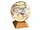HH463 | Bulk Buys Educational Earth Tone Revolving Globe
