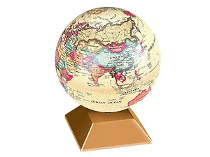 HH463 | Bulk Buys Educational Earth Tone Revolving Globe