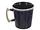Bulk Buys Elegant 11 oz. Cobalt Blue Mug with White Accents