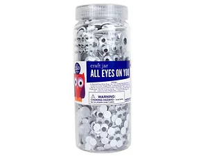 Bulk Buys Creative Craft Wiggly Eyes & Poms Embellishment