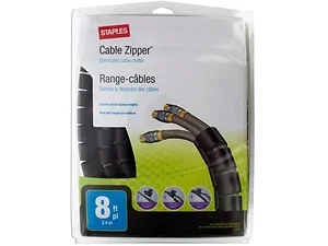 Bulk Buys Cable Management Zipper Sleeve by Staples
