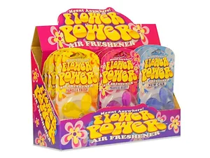 HH892 | Bulk Buys Flower Power Air Freshener - Countertop
