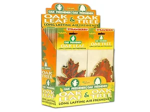 HH894 | Bulk Buys Oak Leaf & Tree Air Freshener Countertop
