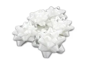 HM022 | Bulk Buys Elegant White Gift Bow - 3.25