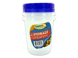 HL162 | Bulk Buys 2-Piece Round Food Storage Container Set