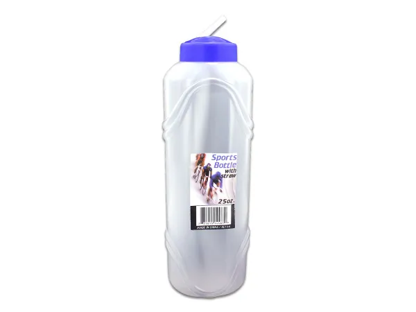 Bulk HL166 25 Oz. Sports Water Bottle With Straw